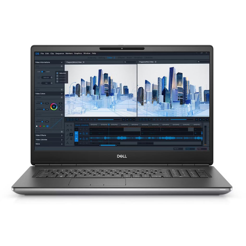 Dell Precision 7760 17.3" – Core i9 11th Gen, 64GB RAM, 512GB SSD, NVIDIA RTX A5000 16GB, Windows 11 Pro – Grade A