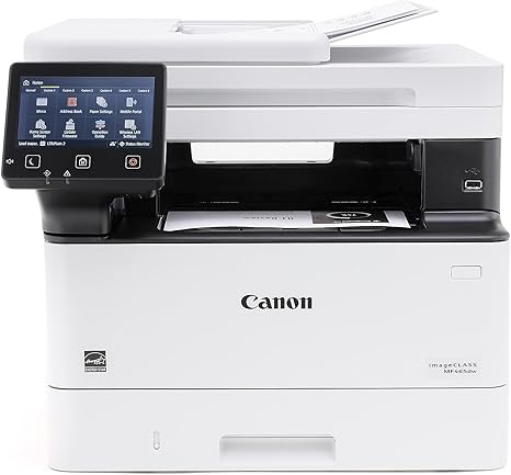 Canon imageCLASS MF465dw - Monochrome, All-in-One with Scanner, Copier, Fax, Home or Office, White